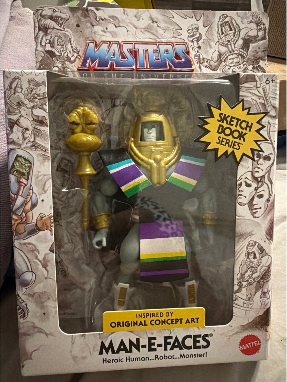 Masters of the Universe Man-E-Faces Action Figure - Sketch B